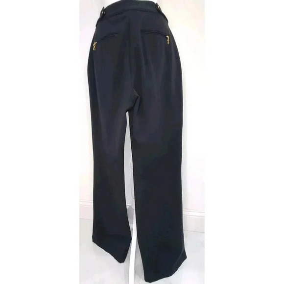 St John Sport By Marie Grey Black With Gold Accents Size 8 - Picture 2 of 10
